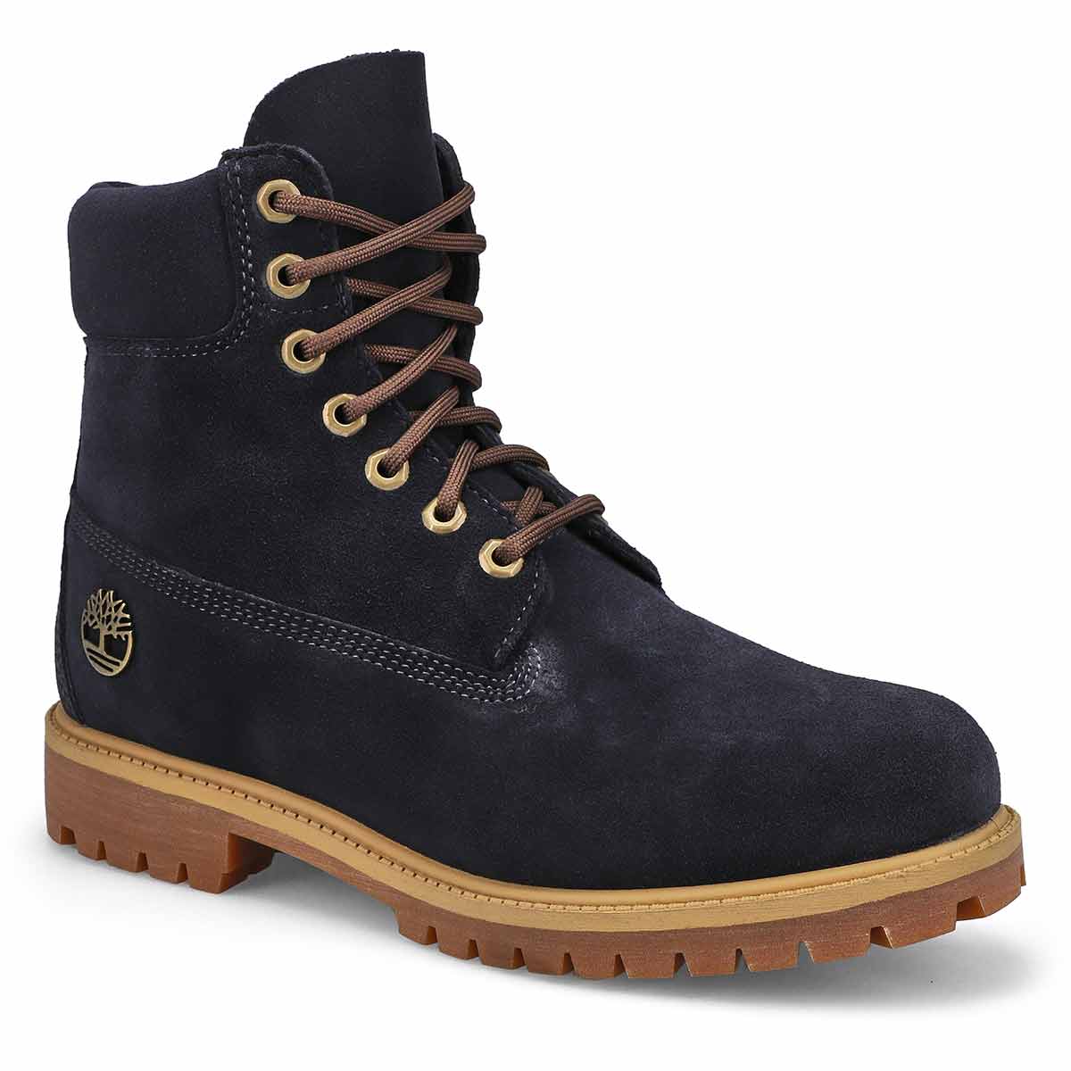 Mens Premium 6 Waterproof Boot - Dark Blue Suede