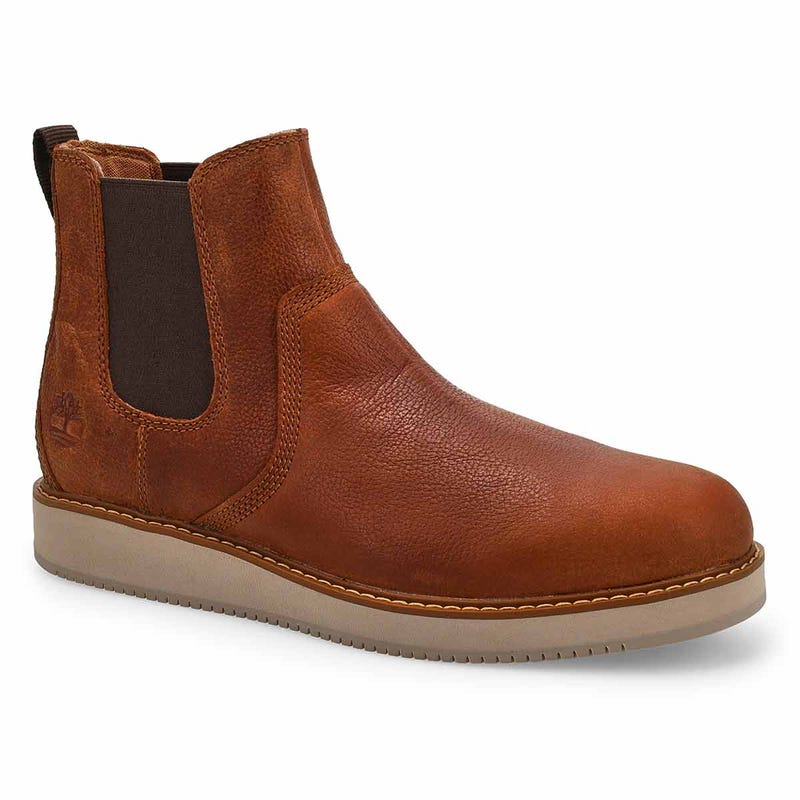 Men's  Redwood Edge Casual Chelsea Boot - Medium Brown