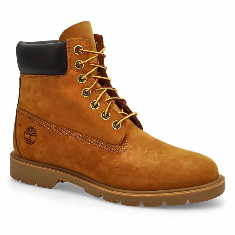 Men's Classic 6 Inch Lace Up Boot-Wheat