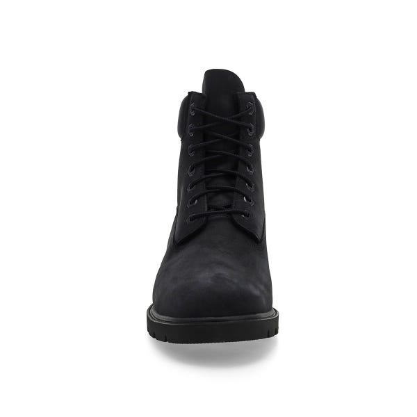 Men's Classic 6 Inch Lace Up Boot- Black