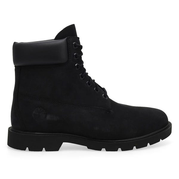 Men's Classic 6 Inch Lace Up Boot- Black