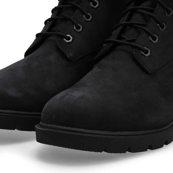 Men's Classic 6 Inch Lace Up Boot- Black