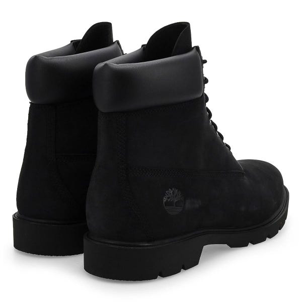 Men's Classic 6 Inch Lace Up Boot- Black