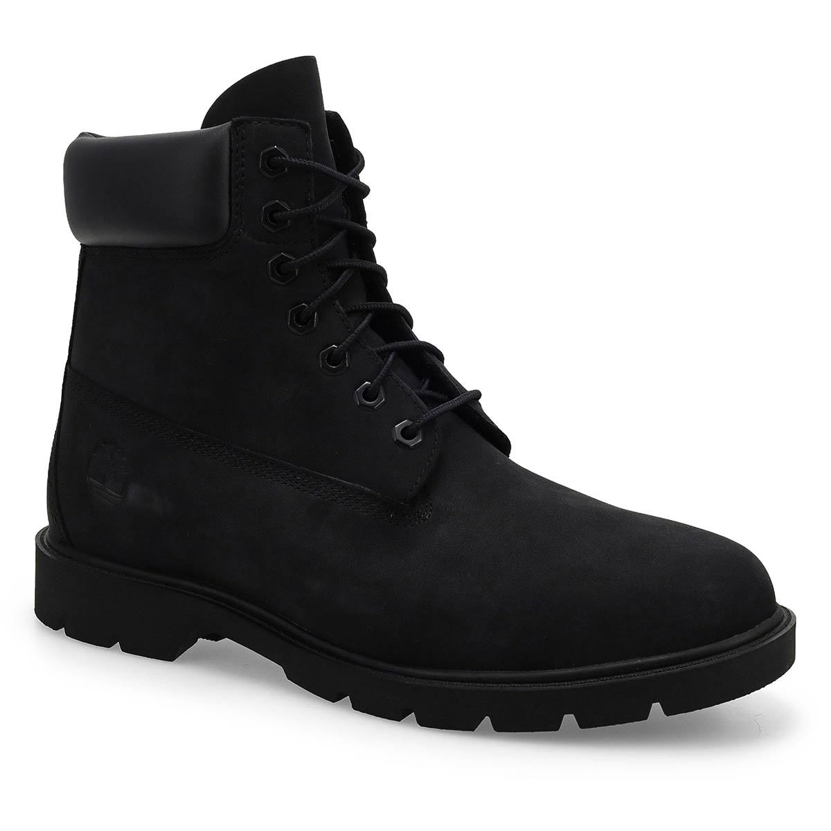 Men's Classic 6 Inch Lace Up Boot- Black