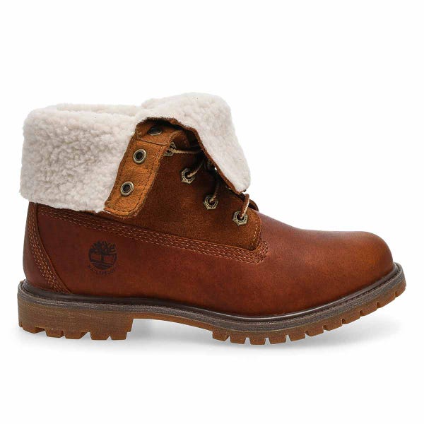 Women's Authentic Warm Lined Waterproof Boot - Dark Brown