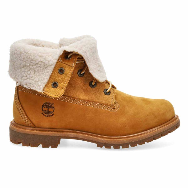 Women's  Authentic Warm Lined Waterproof Boot - Wheat