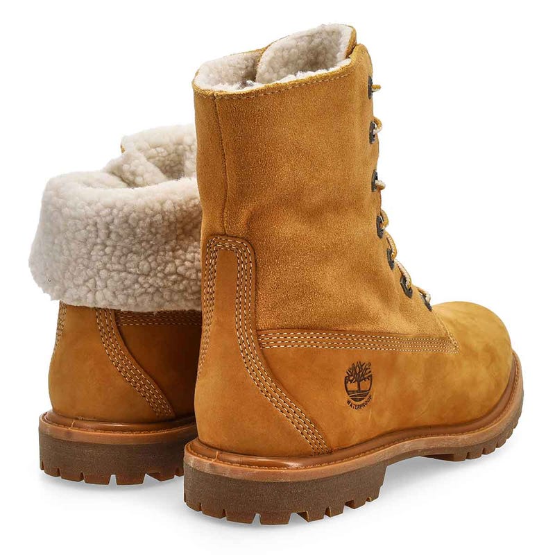 Women's  Authentic Warm Lined Waterproof Boot - Wheat