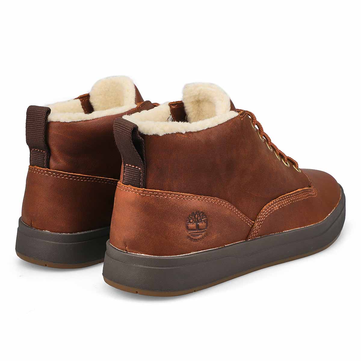 Men's Davis Square Warm Lined Waterproof Chukka Boot - Brown
