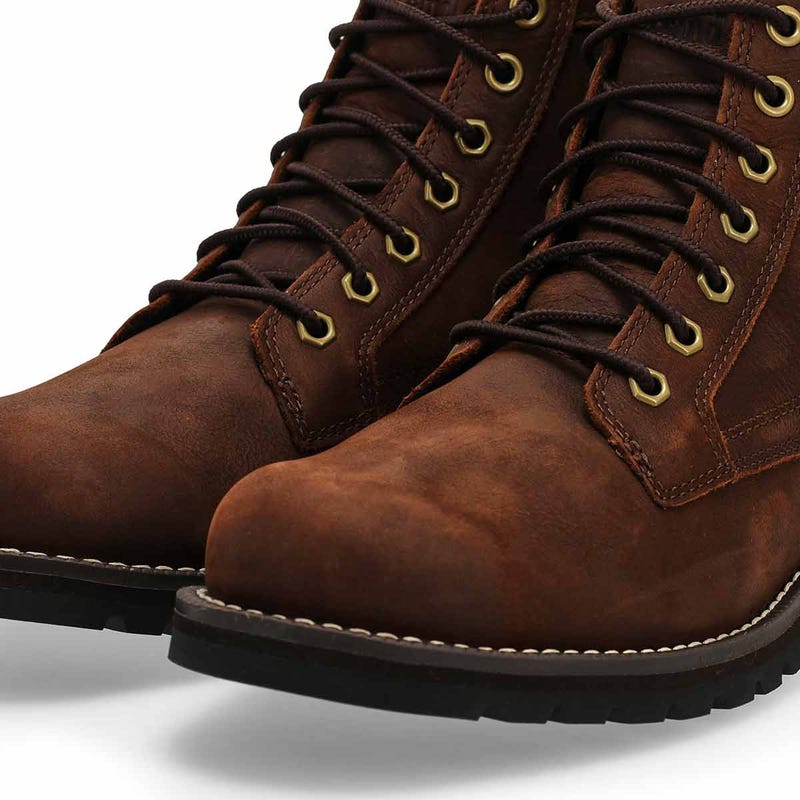 Men's Redwood Falls Waterproof Lace Up Boot - Dark Brown