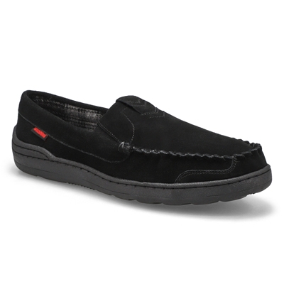 SoftMoc Men's Theon Suede SoftMocs - Black | SoftMoc.com