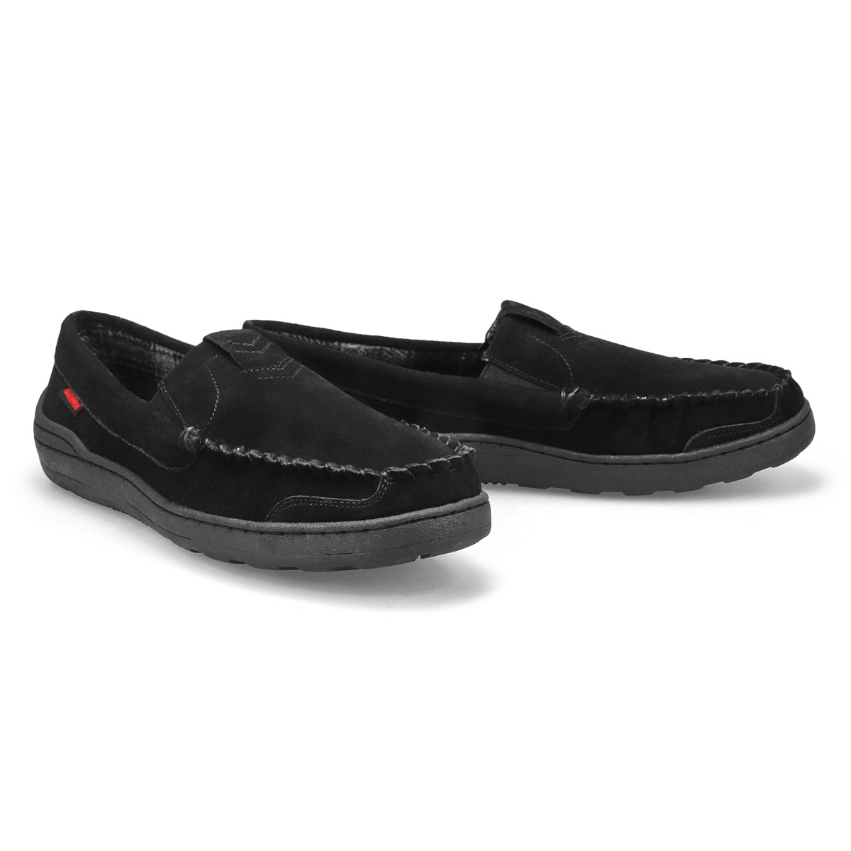 SoftMocs en suède THEON, noir, hommes