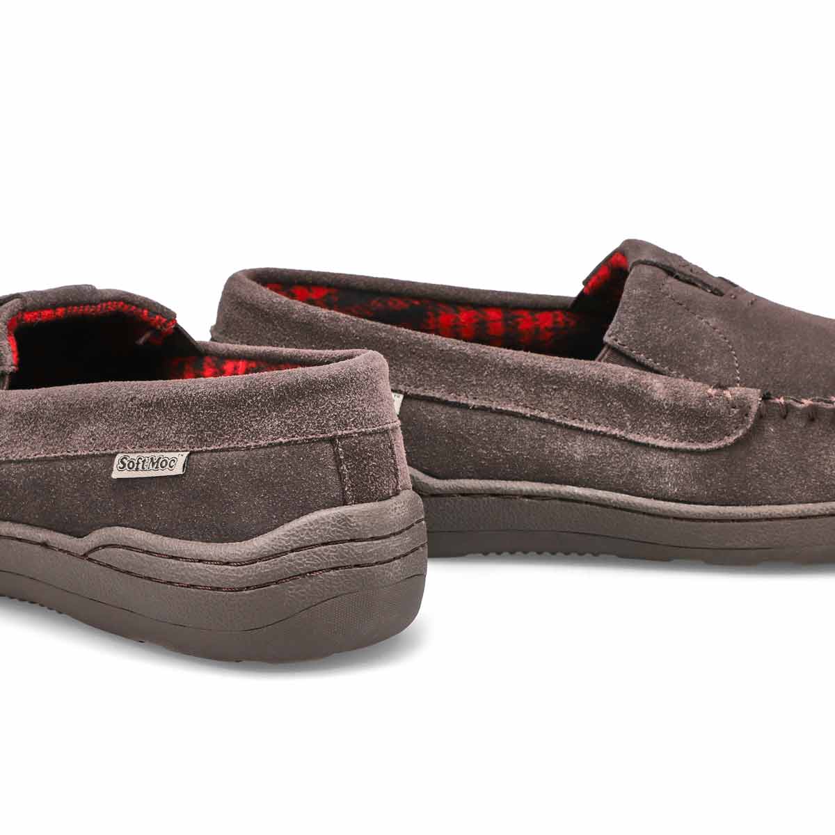 SoftMocs en suède THEON, gris, hommes