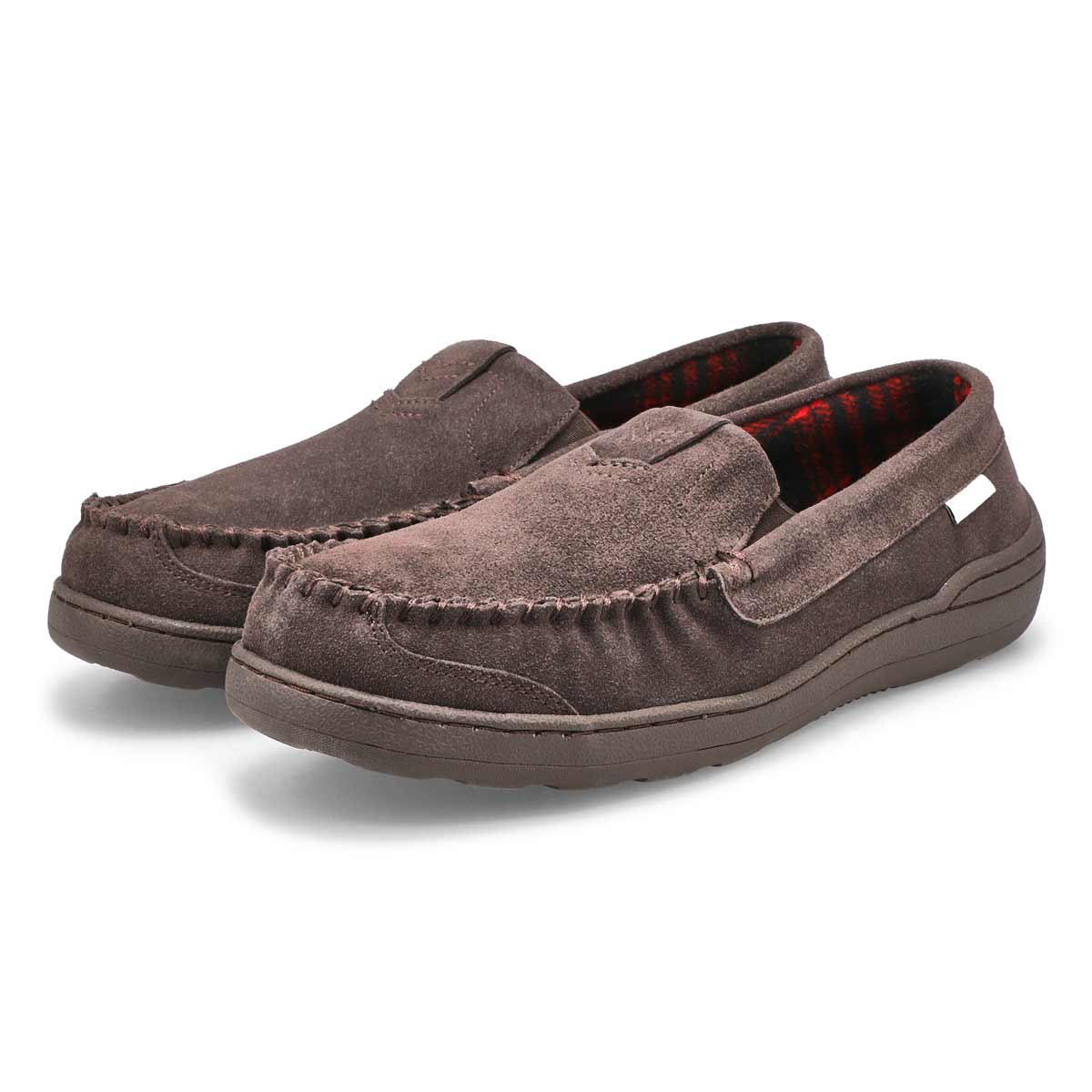 SoftMocs en suède THEON, gris, hommes