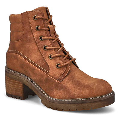 Lds Therese Ankle Boot - Cognac