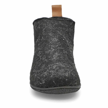 Bottine-pantoufle en feutre THOR, anthracite, homm