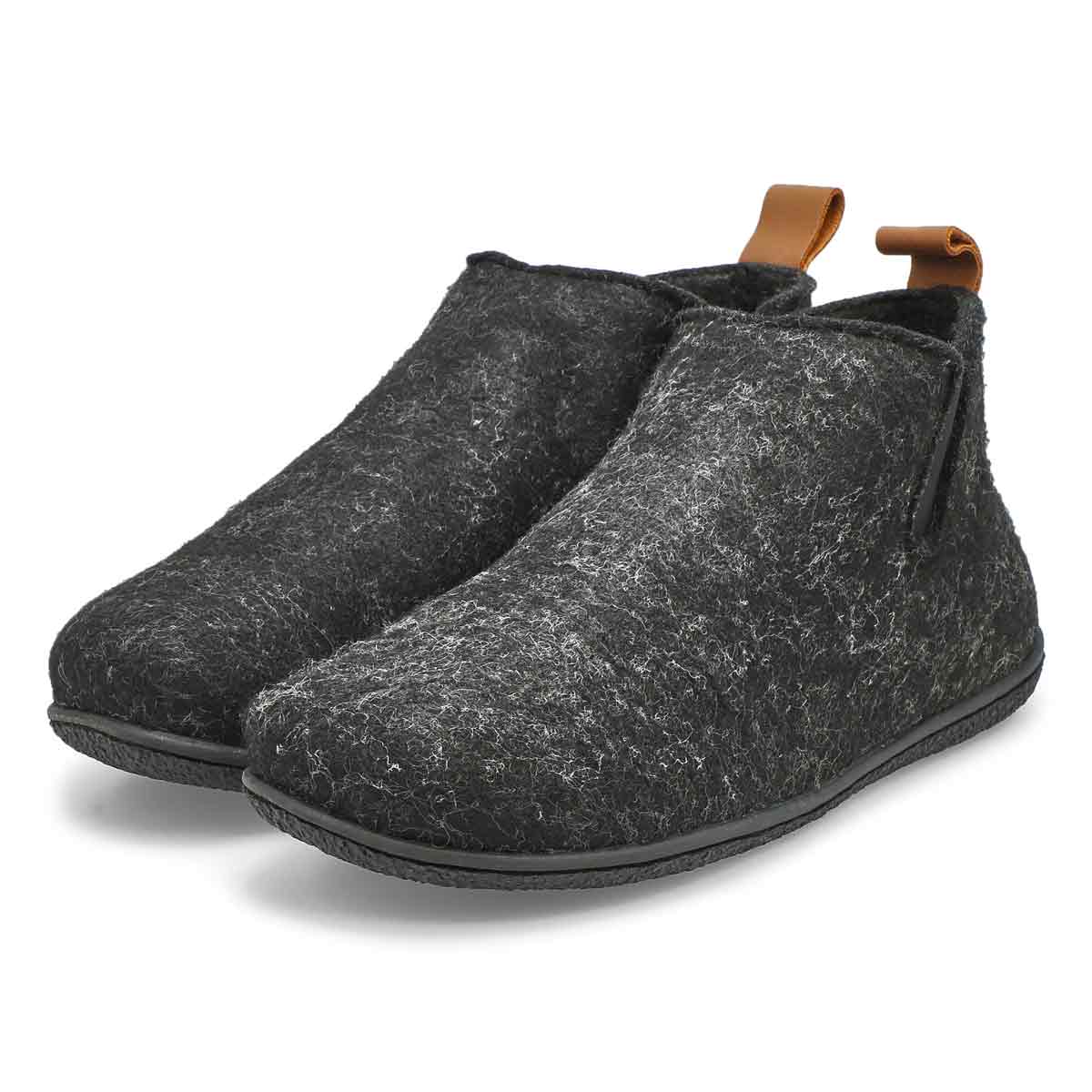 SoftMoc Men's Thor Felt Slipper Bootie - Anth | SoftMoc.com