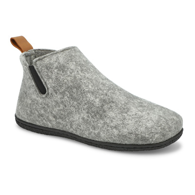 Mns Thor Felt Slipper Bootie - Grey