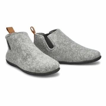 Bottines-pantoufles en feutre THOR, gris, hommes