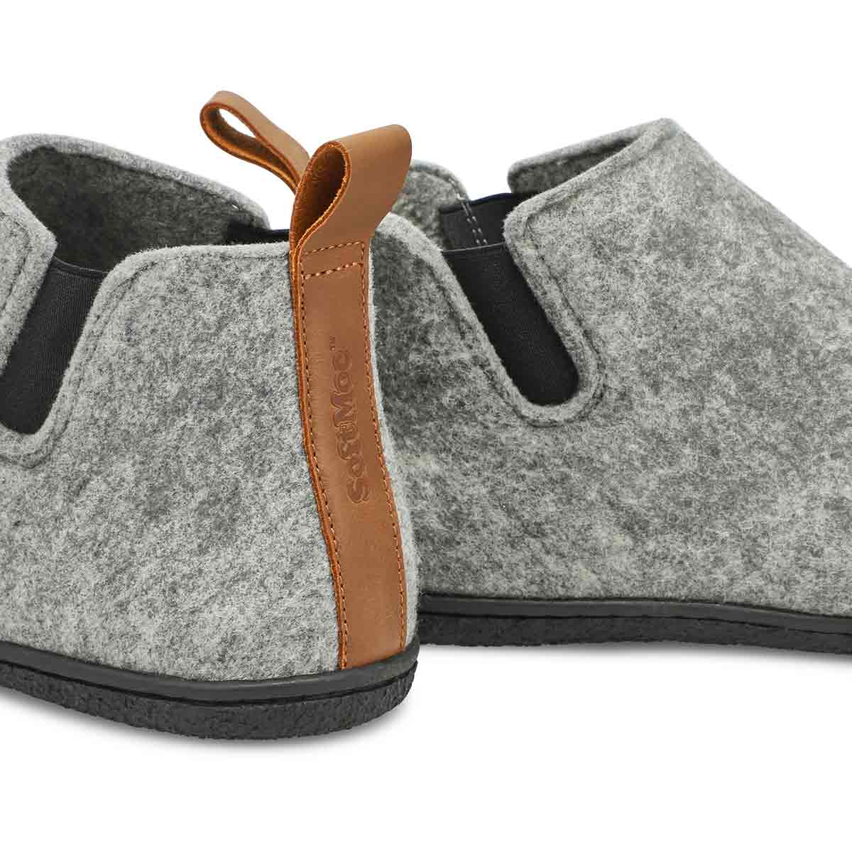 Men's Thor Felt Slipper Bootie - Grey