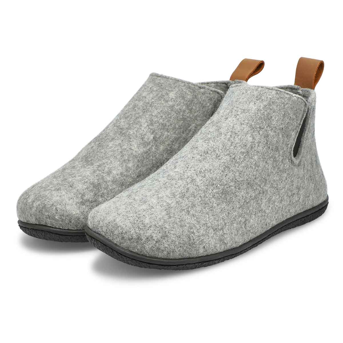 Bottines-pantoufles en feutre THOR, gris, hommes