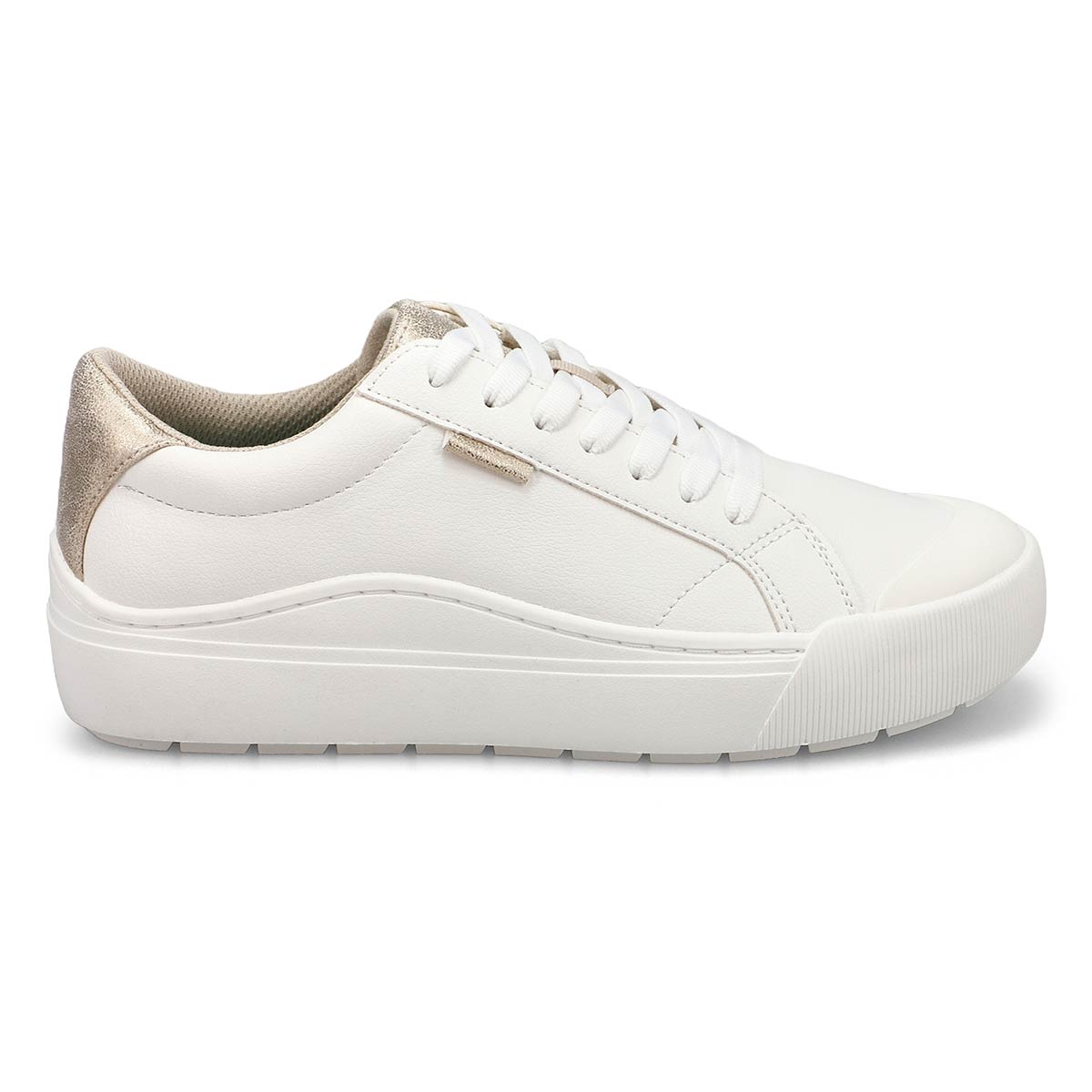 Women's Time Off Lace Up Sneaker - White/Gold