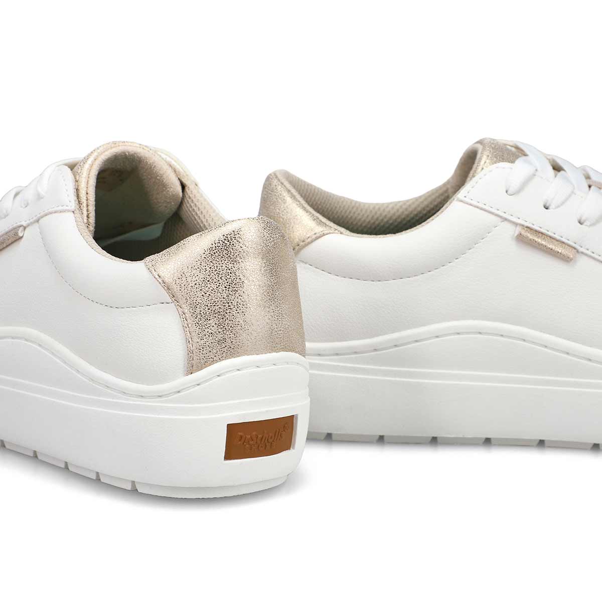Women's Time Off Lace Up Sneaker - White/Gold