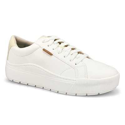 Lds Time Off Lace Up Sneaker - White