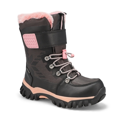 Grls Toasty Waterproof Winter Boot - Charcoal