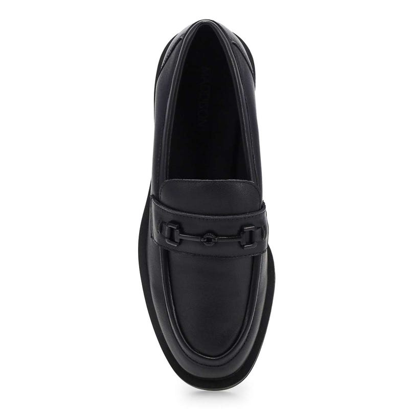 Women's Tory Bit Leather Slip-On Loafer - Black