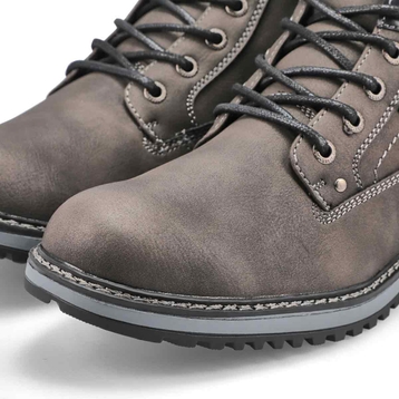 Men's Tractor Lace Up Ankle Boot - Grey