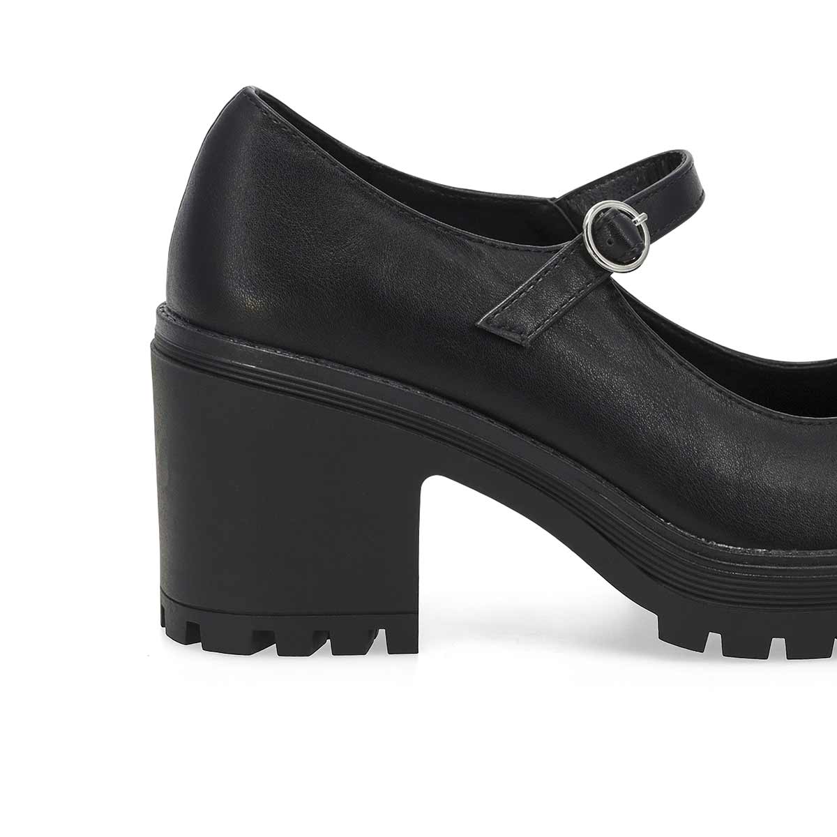 Women's  Translte Heeled Mary Jane - Black