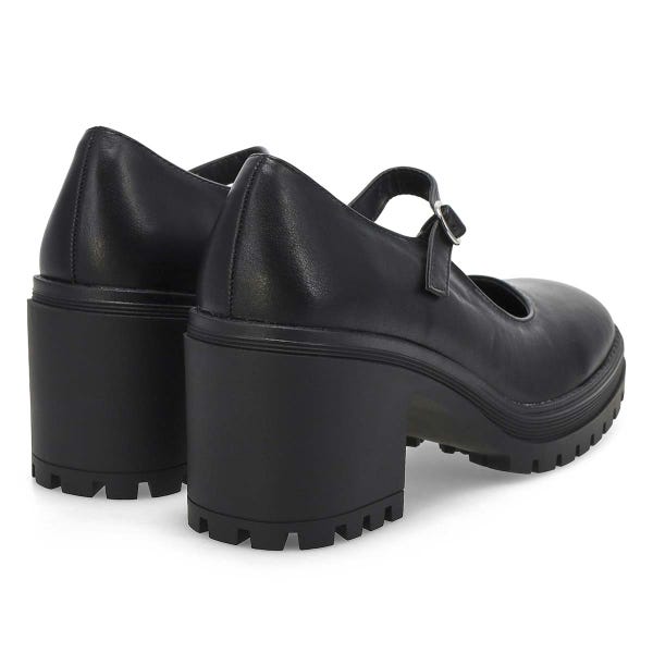 Women's  Translte Heeled Mary Jane - Black