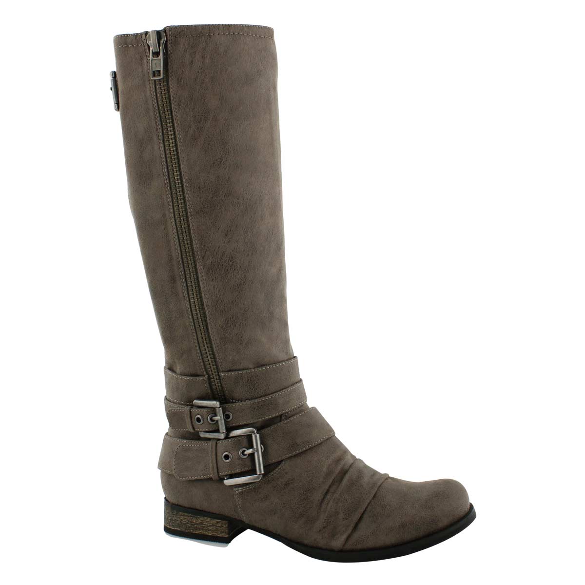SoftMoc Women's Triss Riding Boot Grey