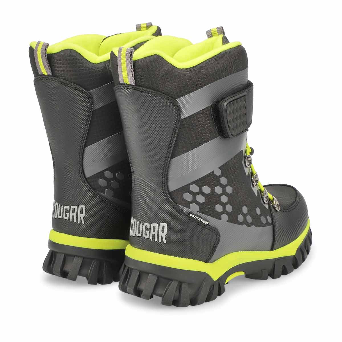 Boys' TURBO 2 black waterproof winter boots
