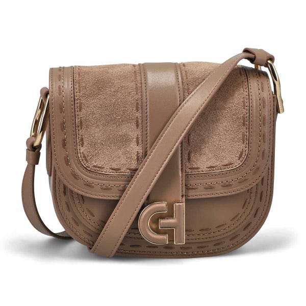 Mini sac de selle ESSENTIAL MINI SADDLE BAG, café irlandais/whipstich, femmes