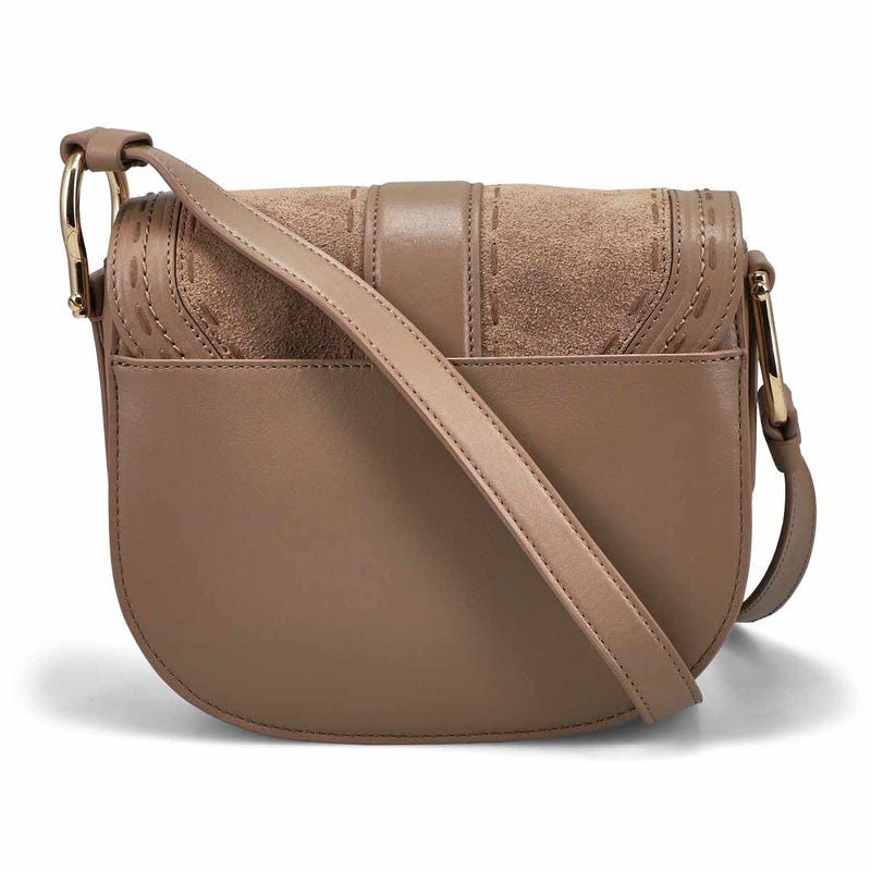 Mini sac de selle ESSENTIAL MINI SADDLE BAG, café irlandais/whipstich, femmes