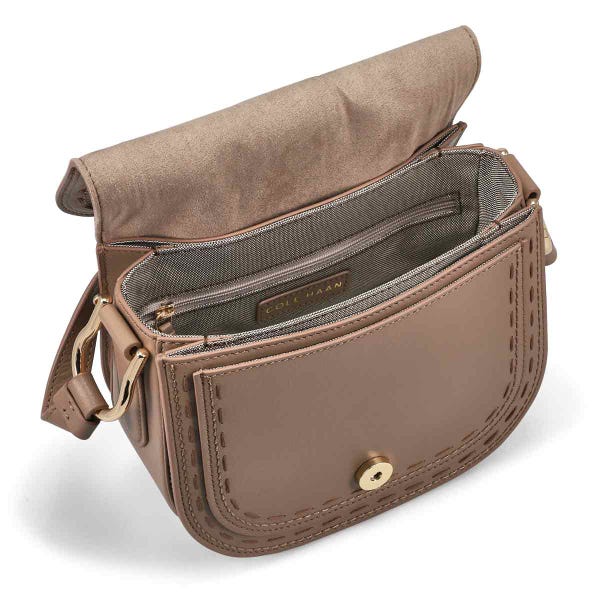Mini sac de selle ESSENTIAL MINI SADDLE BAG, café irlandais/whipstich, femmes