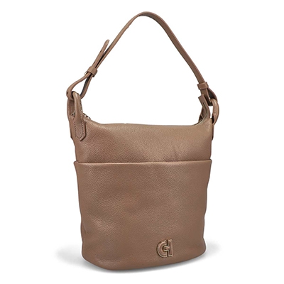 Lds Essential Soft Bucket Bag - Irish Coffee