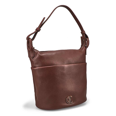 Lds Essential Soft Bucket Bag - Deep Mahogany