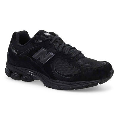 Mns 2002R Lace Up Sneaker - Black/Black Metallic