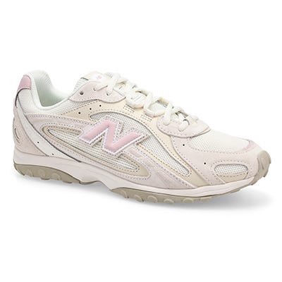 Lds 204 Lace Up Sneaker - Sea Salt/Stone Pink