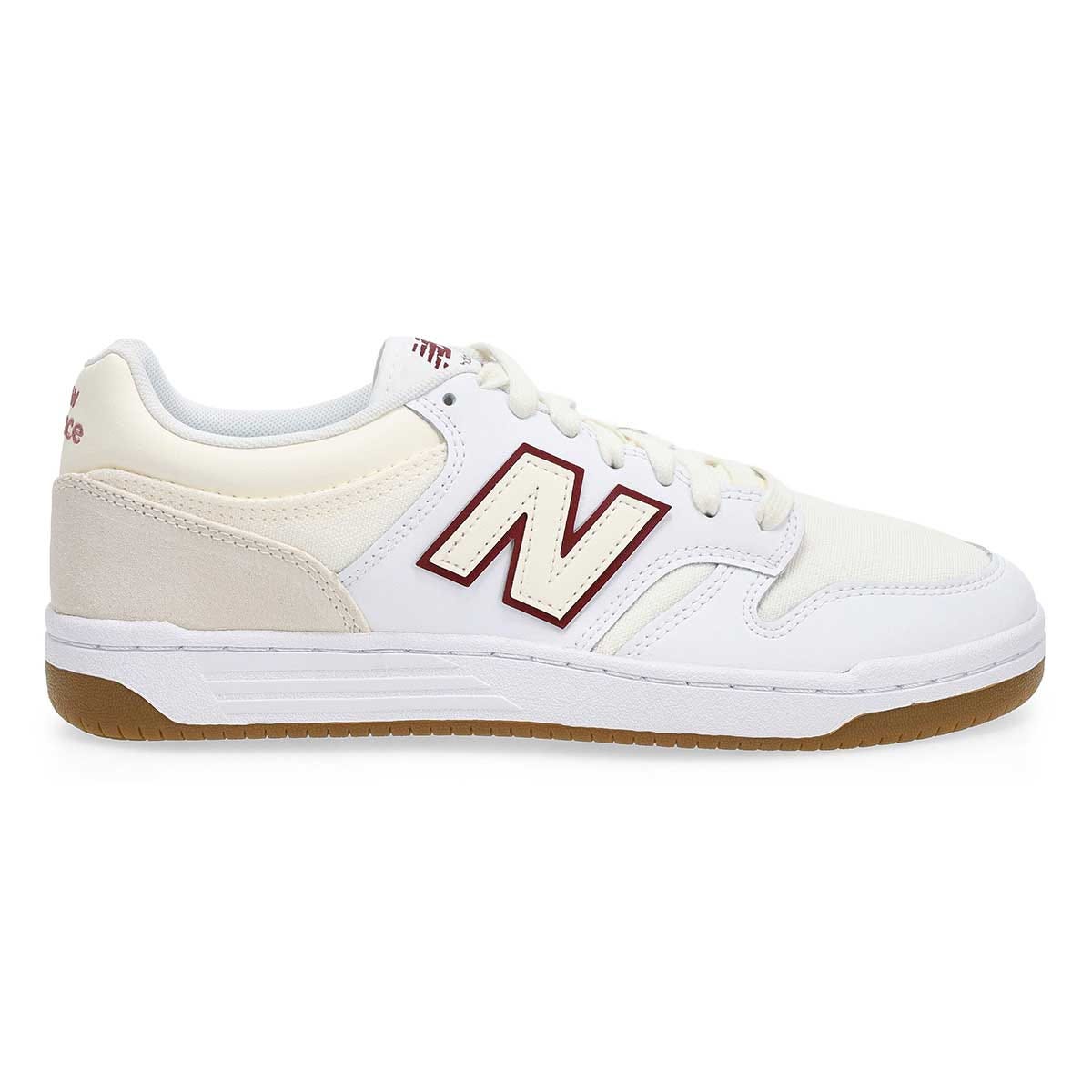Baskets  lacets 480P, sel de mer/cramoisi classiq