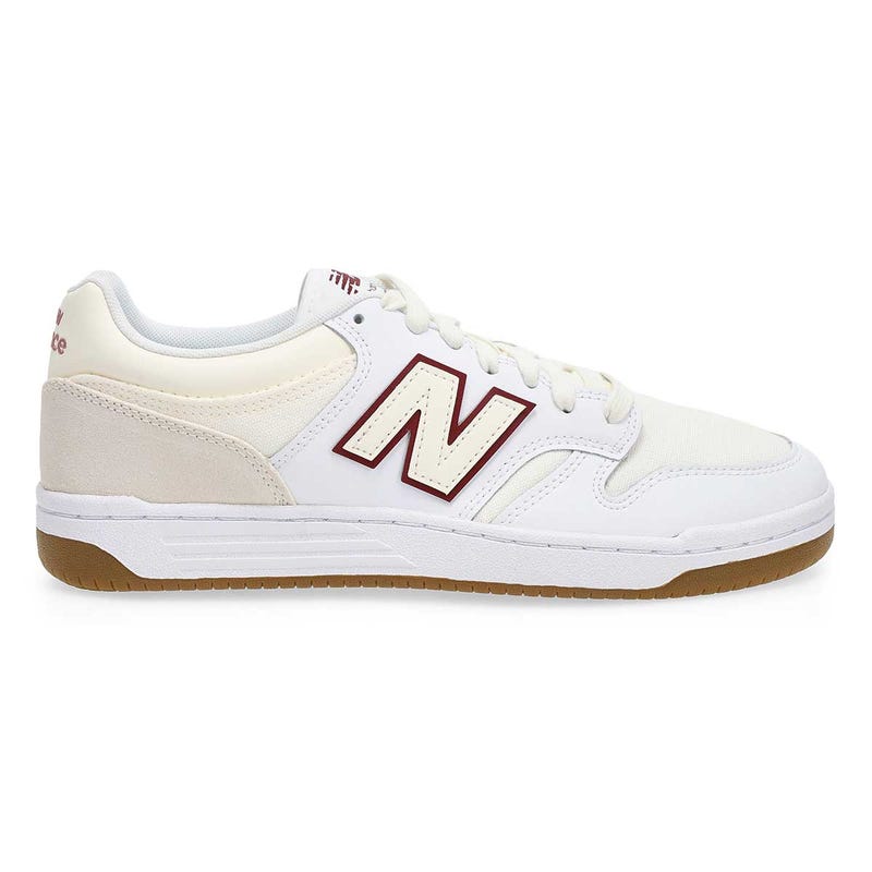 Baskets à lacets 480P, sel de mer/cramoisi classique, hommes