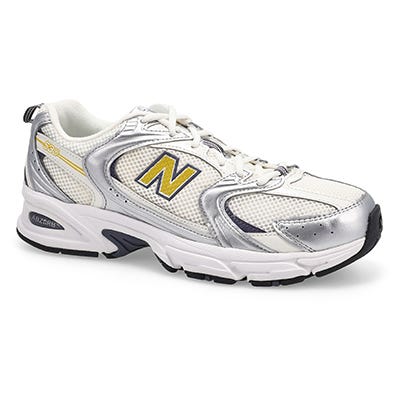 Lds 530 Lace Up Sneaker - Silver Metallic/Sea Salt