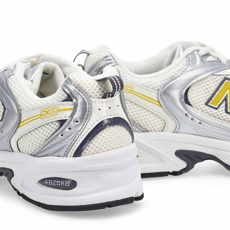 Women's 530 Lace Up Sneaker - Silver Metallic/Sea Salt