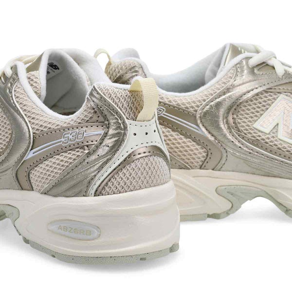 Women's 530 Lace Up Sneaker - Gold Metallic/Linen