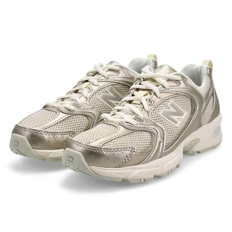 Women's 530 Lace Up Sneaker - Gold Metallic/Linen