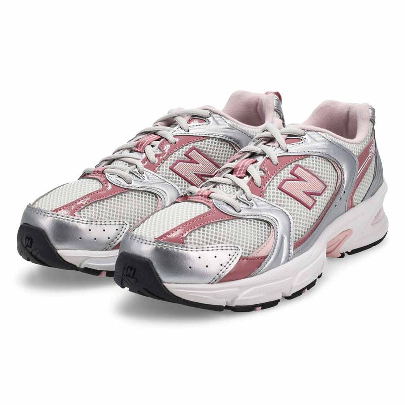 Women's 530 Lace Up Sneaker - White/Pink