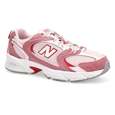Lds 530 Lace Up Sneaker - Rosewood/Pink Salt