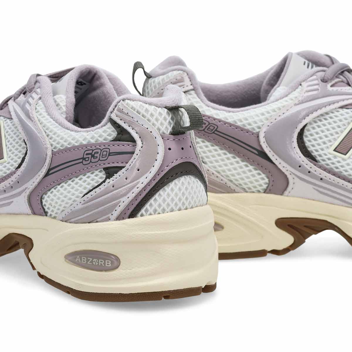 Baskets à lacets 530, matière grise/sel à la truffe, femmes